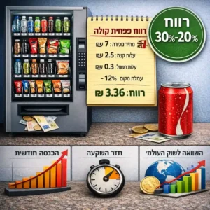 רווחיות של מכונות שתייה תצוגה עם גודמא אמיתית