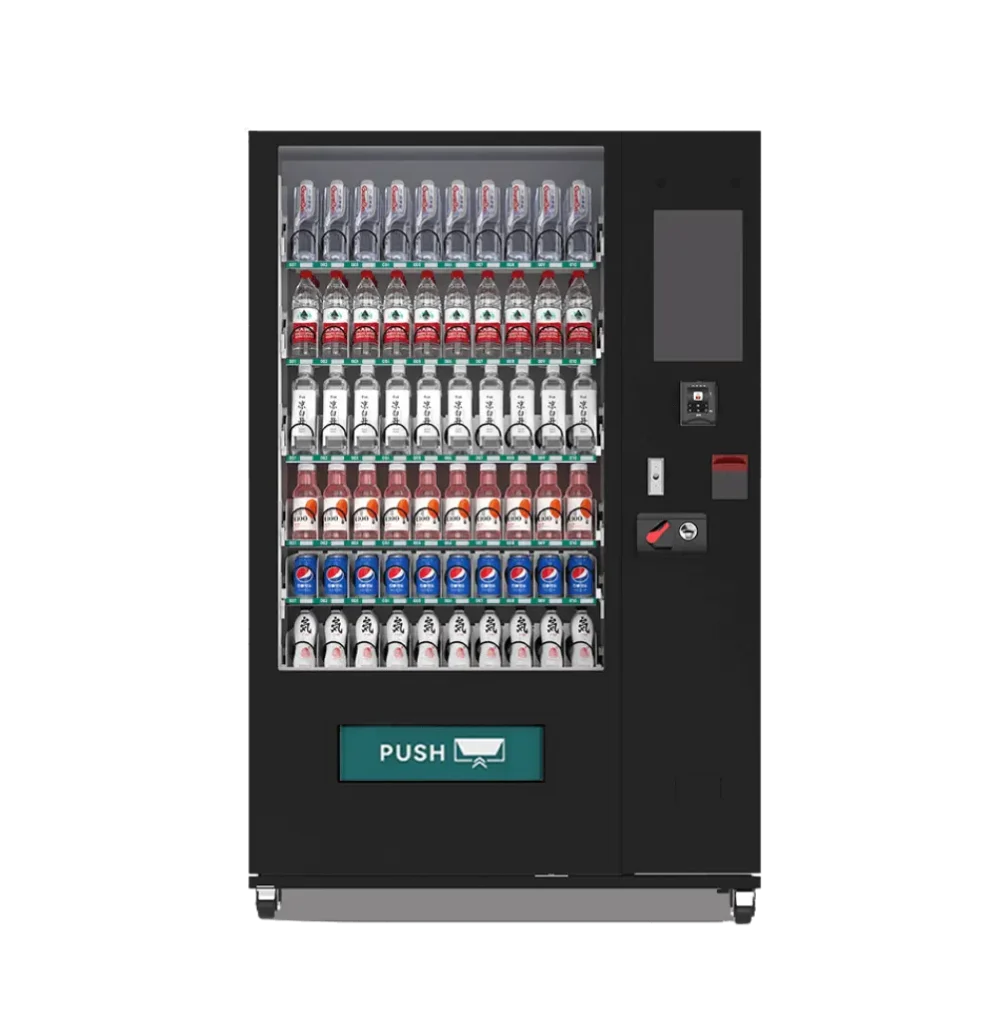 מכונת שתייה גודל 10 תאים גובה ו6 תאים רוחב