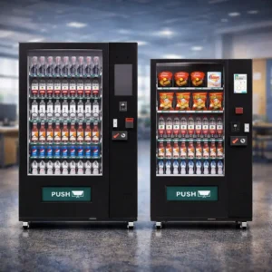 שני מכונות שתייה בחדר משרדי של חברת ריטייל אור 1